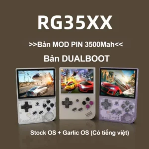 Máy chơi game cầm tay Anbernic RG35xx màn cực đẹp, máy nhỏ gọn cấu hình tốt chơi PS1 NEOGEO MAME GBA GBC | IZZYGAME