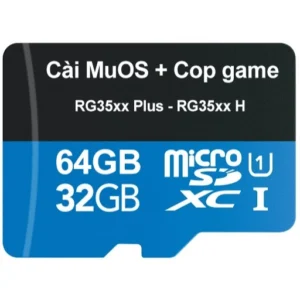 Thẻ nhớ cài sẵn MuOS + Cop full game cho máy Anbernic Rg35xx Plus, rg35xx h, rg35xx 2024 bộ game hay