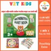 Học Liệu Toán Học Thông Minh Đầu Đời Cho Bé Mathematics Quiet Book - Đồ chơi bóc dán Montessori - Sách Bóc Dán Toán Học