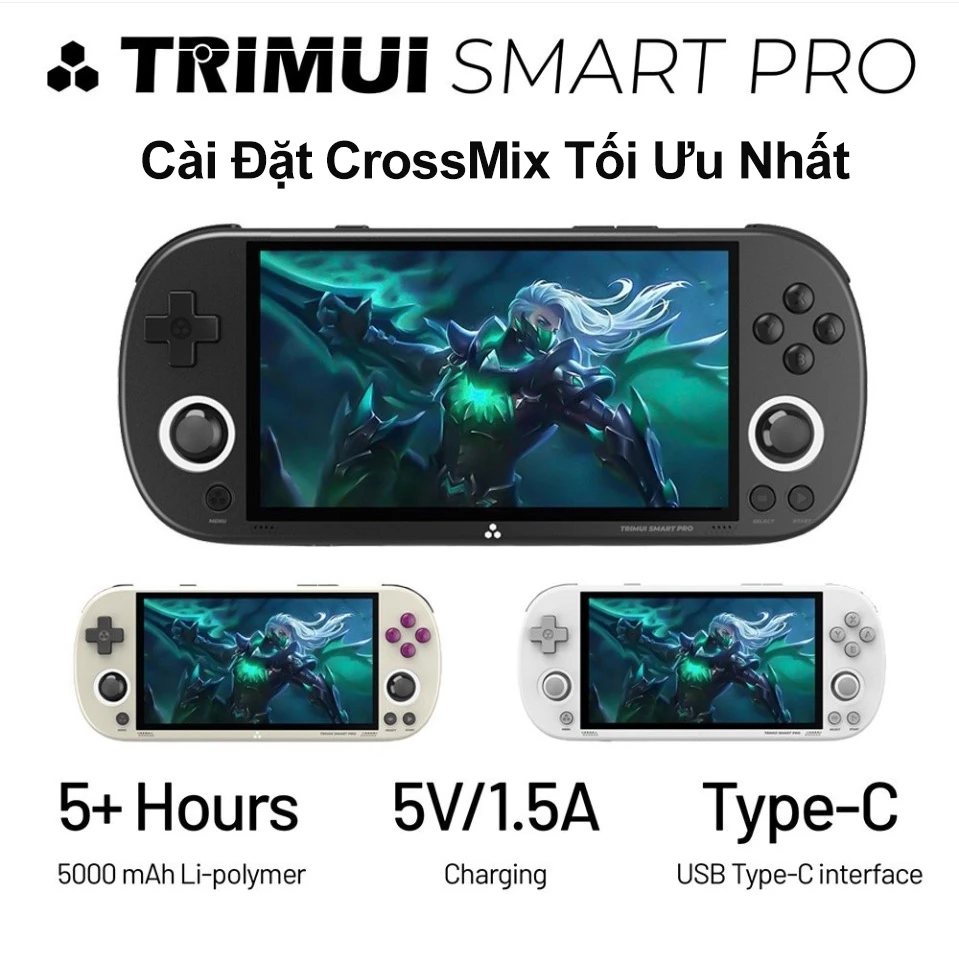 TrimUI Smart Pro máy chơi game cầm tay mới của TrimUI, màn hình HD cực đẹp nâng cấp đáng giá so với bản cũ | IZZYGAME