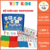 Đồ Chơi Toán Học Montessori – Hộp Toán Học Thẻ Ghép Số Và Que Tính – Bộ Toán Hươu Cho Bé