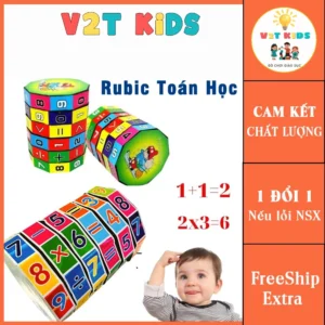 Đồ Chơi Rubic Toán Học – Rubik Cho Bé Làm Quen Các Phép Tính Cộng, Trừ, Nhân, Chia
