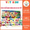 Bảng Gỗ Số Câu Cá Thông Minh 5in1 63 Chi Tiết Cho Bé – Đồ Chơi Gỗ Phát Triển Trí Tuệ