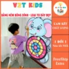 Ném Bóng Dính – Bảng Phi Tiêu Bóng Ném Dính Hình Con Vật Tặng Kèm 3 Bóng Và Móc Treo Loại Dày Đẹp