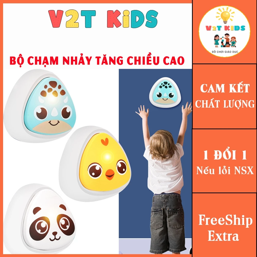 Bộ Chạm Nhảy Tăng Chiều Cao Cho Bé – Đồ Chơi Vận Động Bộ Bấm Chuông Chạm Nhảy Cho Bé