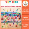 Bảng Câu Cá Gỗ 8in1 Tiếng Việt – Bộ Câu Cá Gỗ Thông Minh Cho Bé Học Nhiều Chủ Đề