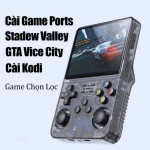 Máy chơi game cầm tay datafrog R35s giá rẻ, thiết kế đẹp, cấu hình mạnh, hỗ trợ PSP/PS1/NDS/CPS1/CPS2/FBA/NEOGEO/GBA