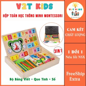 Đồ Chơi Toán Học Montessori - Giáo Cụ Giúp Bé Tiếp Cận Toán Học 1 Cách Dễ Dàng