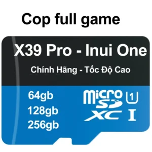 Thẻ nhớ cop sẵn game cho máy Powkiddy X39 pro & inui one, đủ 10 hệ máy, lắp vào dùng ngay, không cần cài đặt lại | IZZY