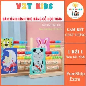 Bàn Tính Hình Thú Ngộ Nghĩnh – Bàn Tính Học Toán Cho Bé Phát Triển Tư Duy