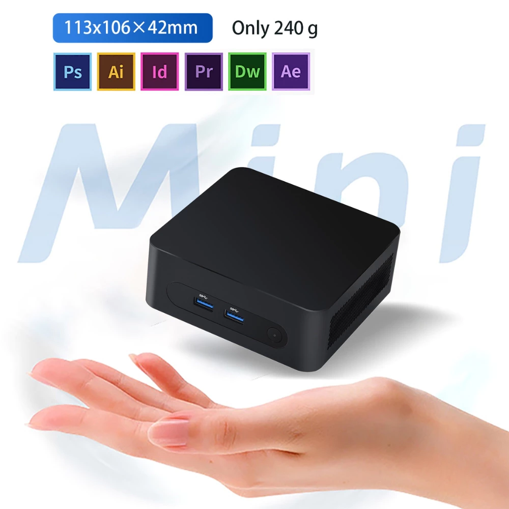 Mini pc chạy Intel i3-10110u GMKTec G3 Pro cực mạnh mẽ cho công việc văn phòng, học tập, giải trí xem phim lướt web