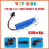 Pin Sơ Cua Cho Chó Robot, Ô Tô, Xe Tăng, Xe Biến Hình... 800maH X2, X3 Thời Gian Sử Dụng