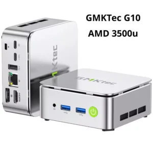 Mini pc gmktec g10 chính hãng với amd r5-3500u mạnh mẽ, nhiều kết nối, typec hiện đại, dual ram, dual ssd
