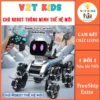 Chó Robot Thông Minh 8 Bánh Điều Khiển Từ Xa - Quay 360, Leo Tường, Chơi Nhạc