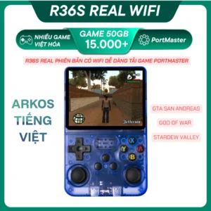 R36S Real phiên bản có WIFI, Arkos Tiếng Việt Nhiều Game Huyền Thoại