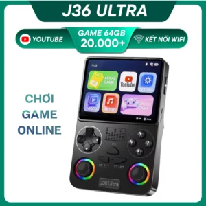 J36 ULTRA Máy Chơi Game Cầm Tay, WIFI Hỗ Trợ Chơi Game Online, Xem YT