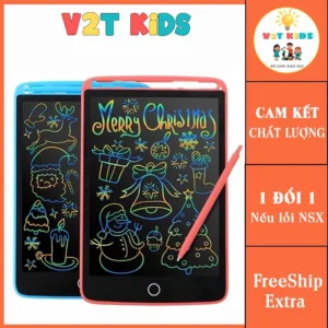 Bảng Viết Tự Xóa LCD Đa Sắc 8-15 inch - Bảng Vẽ Điện Tử Thông Minh Tự Xóa Thỏa Sắc Sáng Tạo Cho Bé