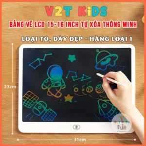 Bảng Viết Tự Xóa LCD - Bảng Vẽ Điện Tử Thông Minh Tự Xóa Phát Triển Tư Duy Sáng Tạo
