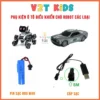 Phụ Kiện Đồ Chơi Ô Tô, Chó Robot Điều Khiển Từ Xa - Pin Sơ Cua, Dây Sạc PIN