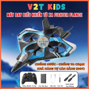 Máy Bay Điều Khiển Từ Xa Fighter Flance Dòng RC Cao Cấp - 2.4GHZ Chống Nhiễu, Chống Va Chạm, Tự Cân Bằng Cao Cấp